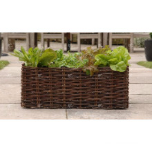 Poly Rattan Outdoor Decor Flower Planter